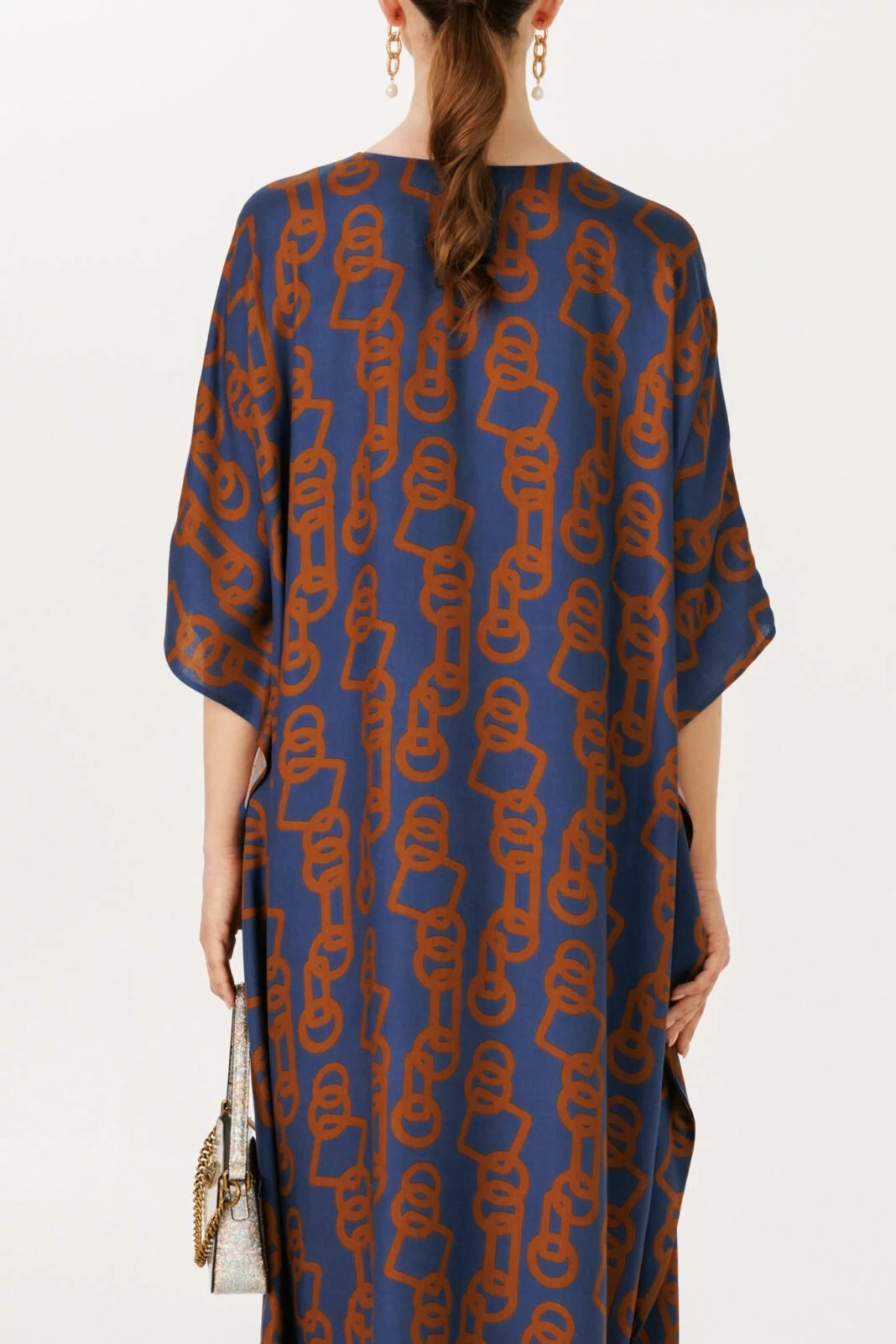 Artistic bohemian print maxi caftan dress by house of azoiia