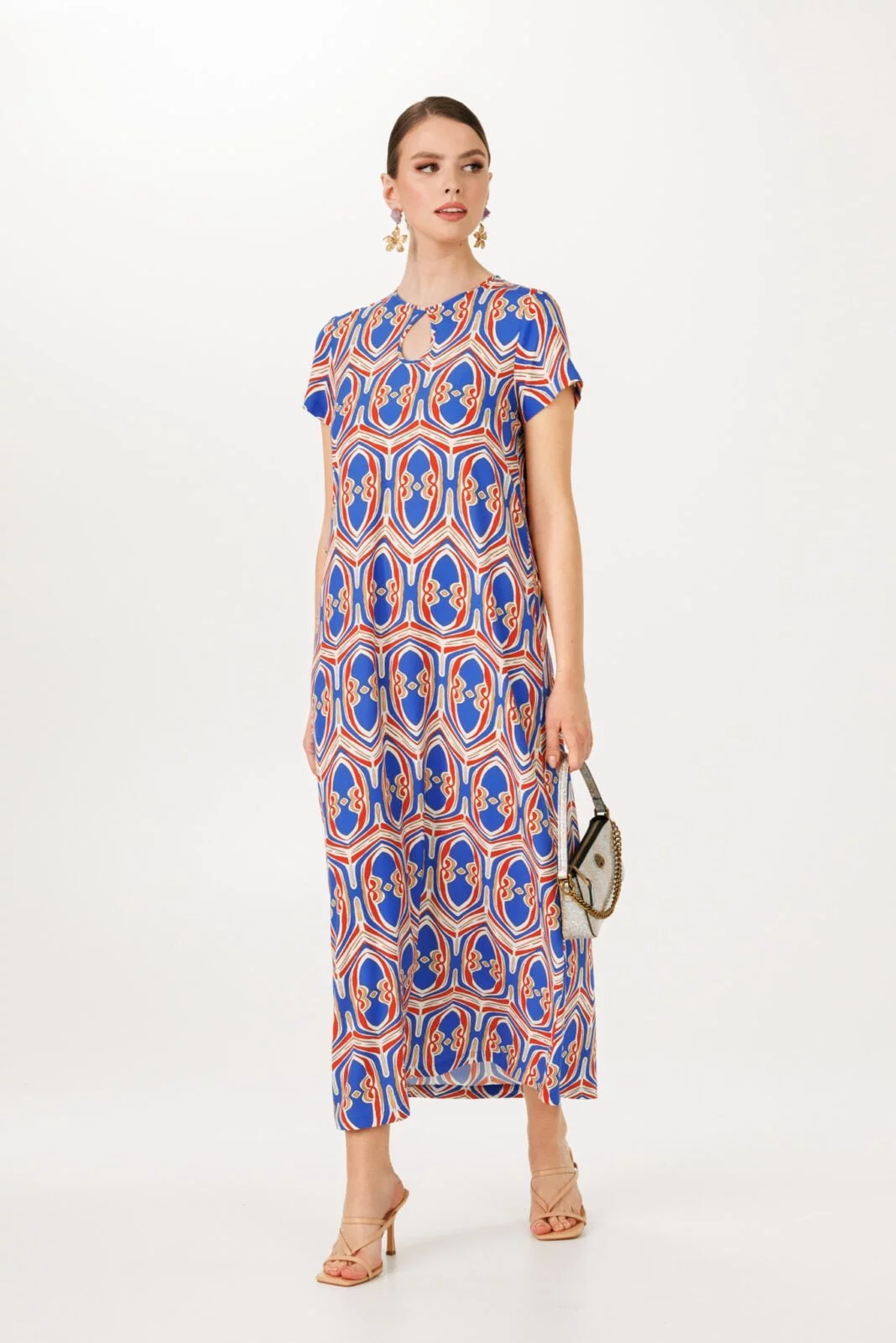 Vacation and Evening Moroccan Kaftan Dress - Exquisite Maxi Length Design